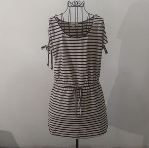 Umgee Short Sleeve Stripped Summer Dress